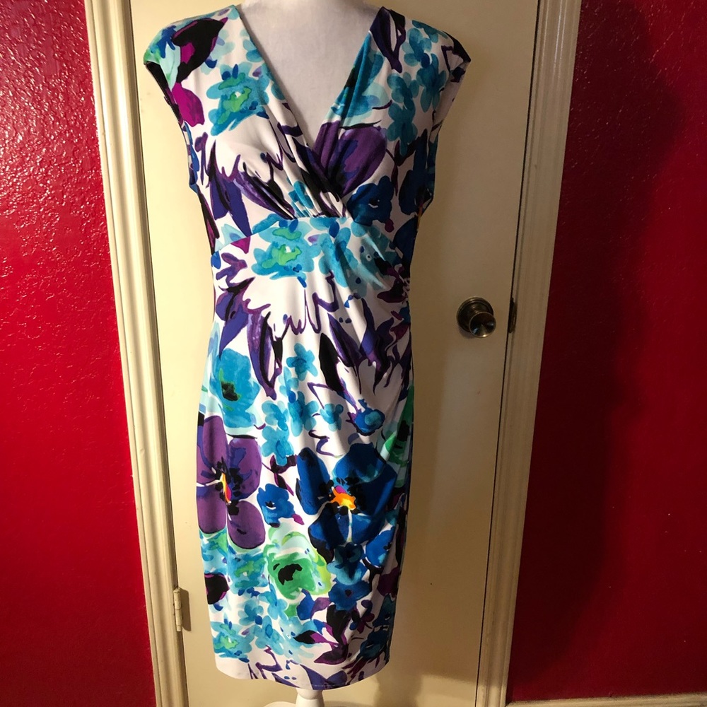 Lauren Ralph Lauren Sleeveless Floral Dress